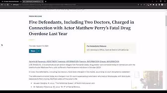 Matthew Perry’s suppliers indictment, Venezuelan gangs? “US seizes Venezuelan Maduro’s plane”